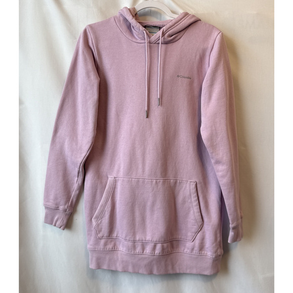 Columbia Tops - Columbia Women's S Athleisure Logo Pullover Hoodie Sweatshirt Tunic Lilac Purple
